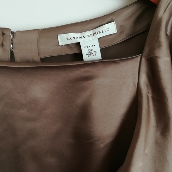 Banana Republic Silk Cocktail Dress, Size 0P - Picture 5 of 6